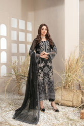 D-9979 | 3PC Semi-Stitched Arushi Collection By Tawakkal Fabrics